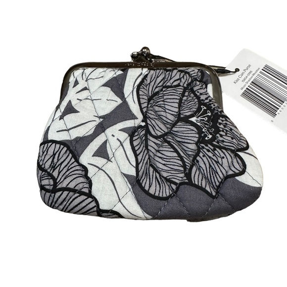 Vera Bradley Moon Shadow Meadow Kiss Coin Purse - Picture 2 of 6